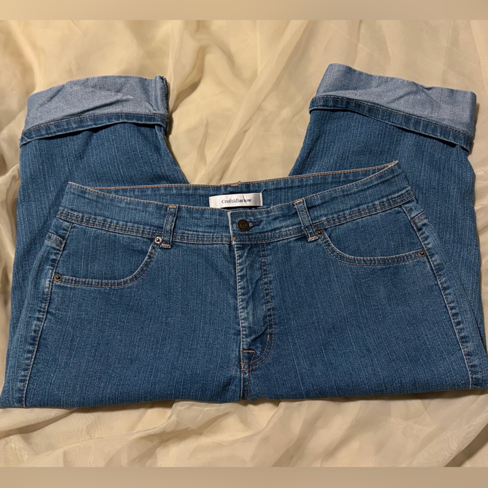 Croft & Barrow Women's Blue Jean Capris